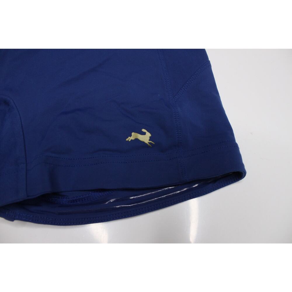 Tracksmith Women's Turnover Short Tights Indigo Blue 4.5" inseam track run sz S - Picture 2 of 6